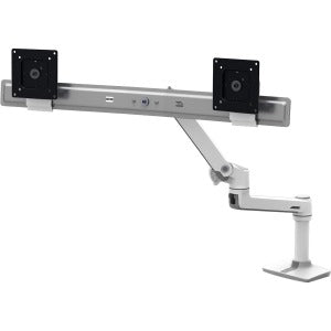 LX Dual Direct Desk Mount Arm White LX Dual Direct Desk Mount Arm White